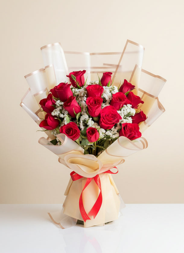 Royal Red Bloom Bouquet