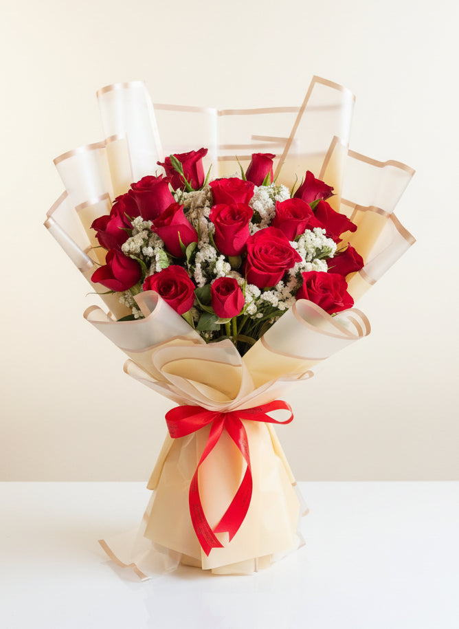 Royal Red Bloom Bouquet